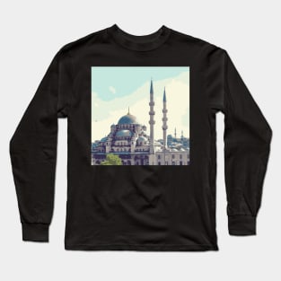 The Blue Mosque Long Sleeve T-Shirt